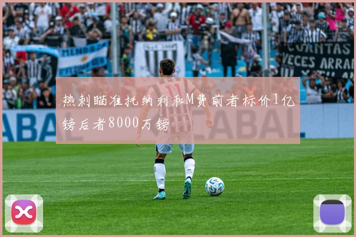 热刺瞄准托纳利和M费前者标价1亿镑后者8000万镑