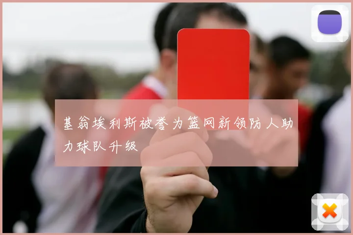 基翁埃利斯被誉为篮网新领防人助力球队升级